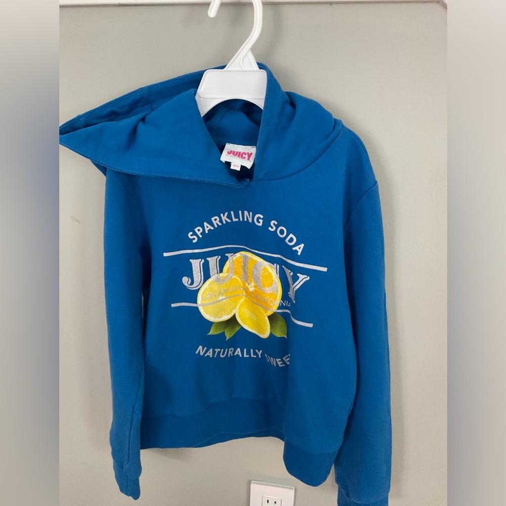 🌼JUICY Girl’s Cotton/Polyester Hoodie, Size 10/11